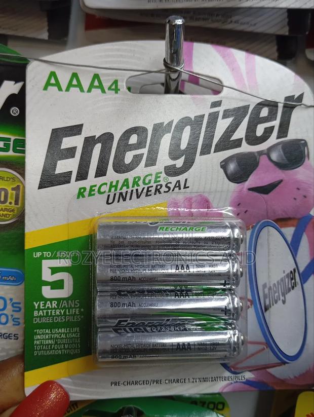 Triple AA a Rechargeable Battery Energiser 2pair