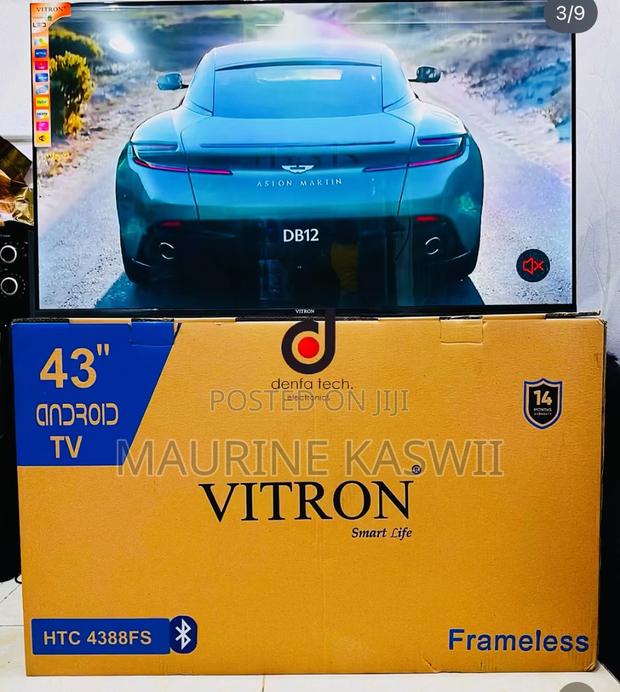 Vitron 43 Inch Smart Android Full Hd Frameless New - thumbnail 2