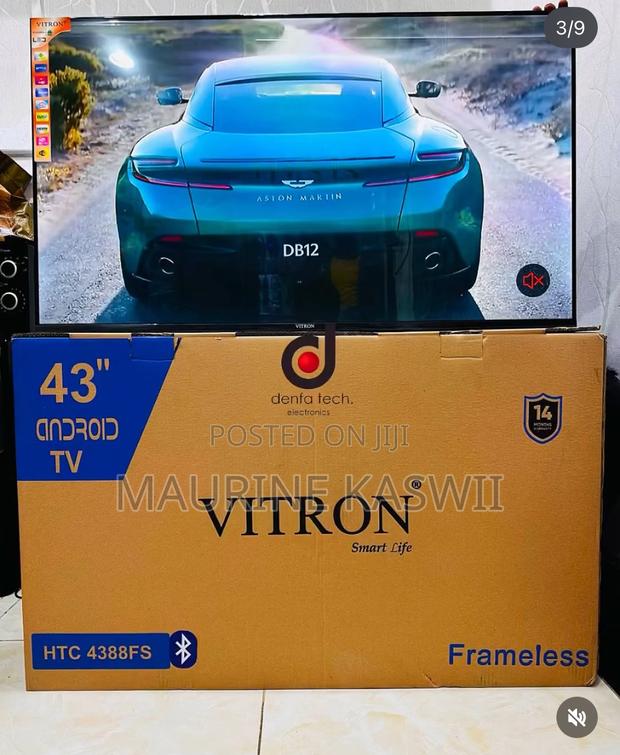 Vitron 43 Inch Smart Android Full Hd Frameless New - main view