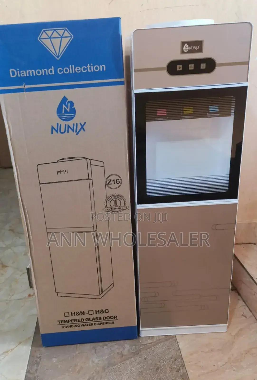 Nunix Z16C 3 Taps Hot, Normal,Cold Water Dispenser NU/HC