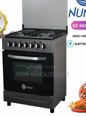 Nunix 60×60 3+1 Freestanding Cooker With Electric Oven Nu-3