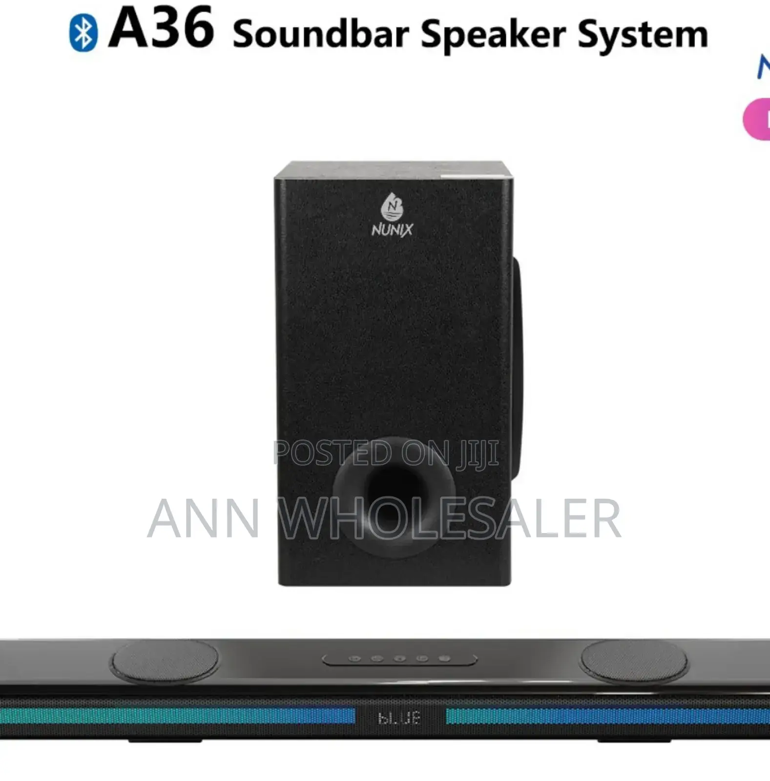 Nunix A36 Soundbar Speaker System a/3
