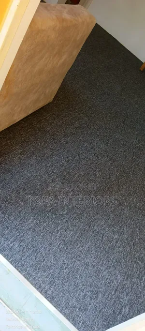 Grey Loop Pile Delta Wall to Wall Office Flooring Carpets