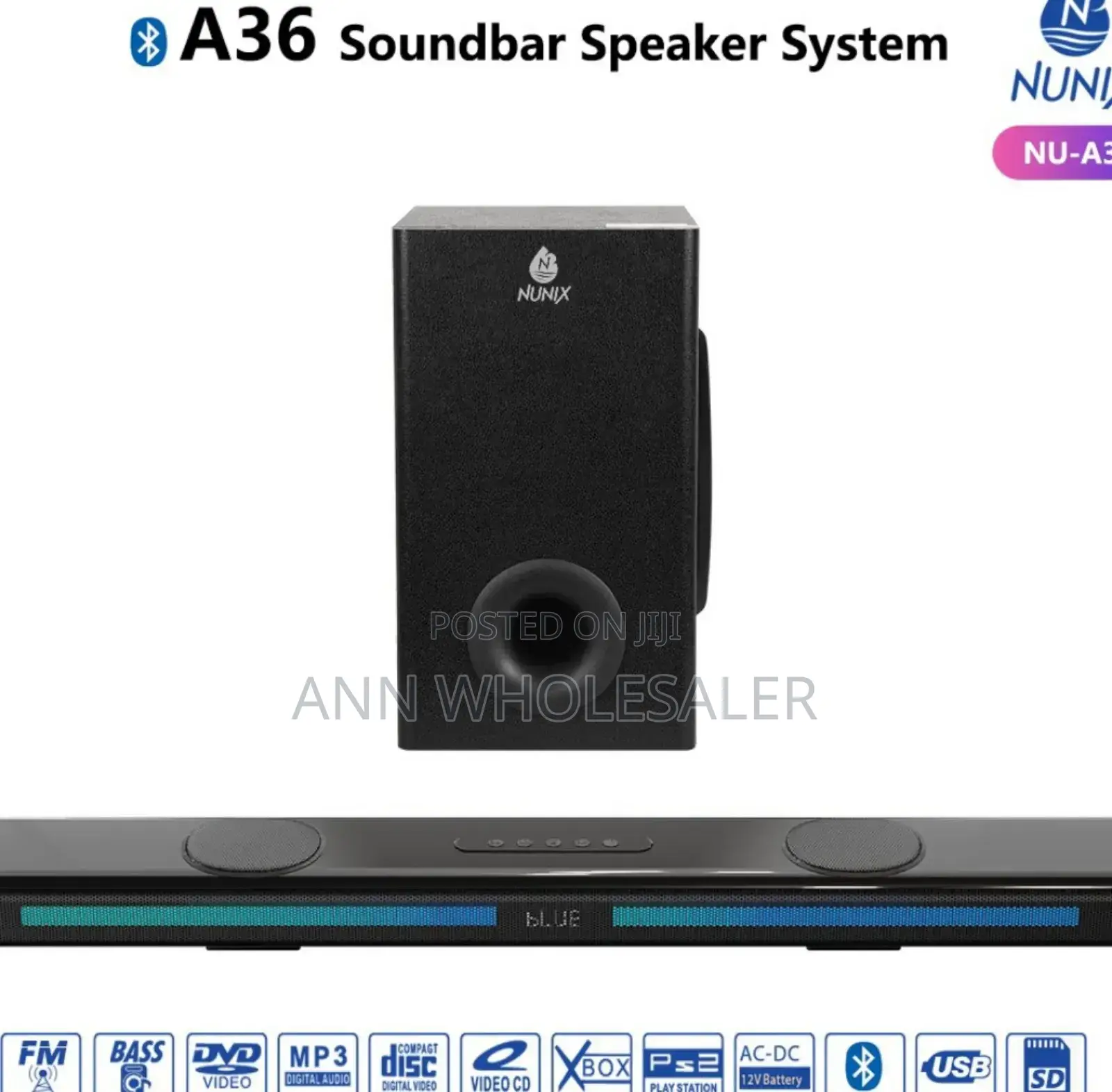 Nunix Soundbar Speaker System a/3