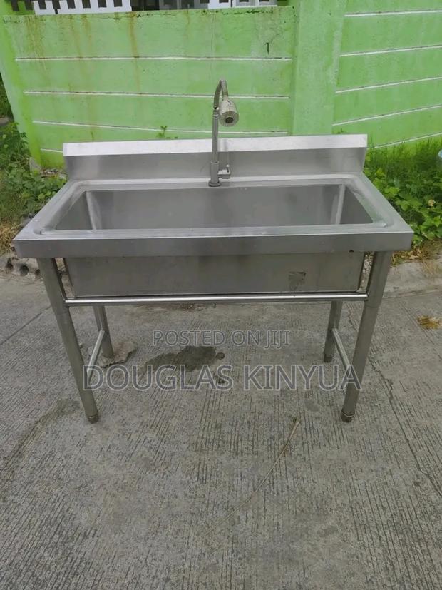 Stainless Steel Commercial Washing Sink / Traff.