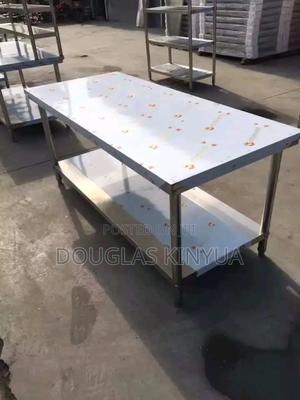 Stainless Steel Working Table ( 2shelf Working Table). - main view