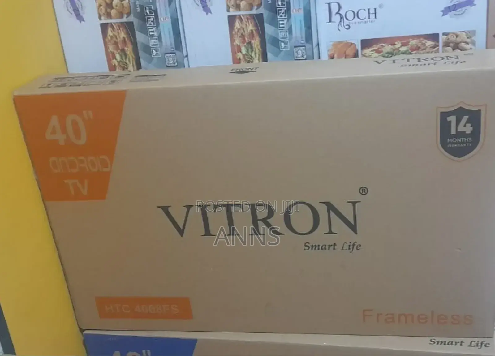 Vitron 40" FRAMELESS Smart Television