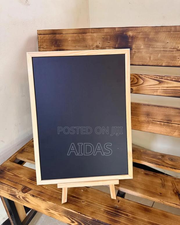 Tabletop Blackboard(40cm by 30cm) With Easel Stand - main view