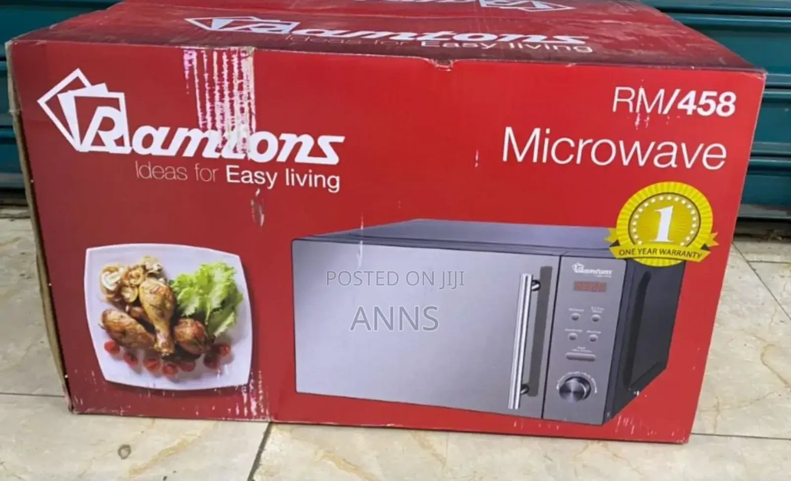 Ramtons 20L Silver- Digital Microwave RM/458