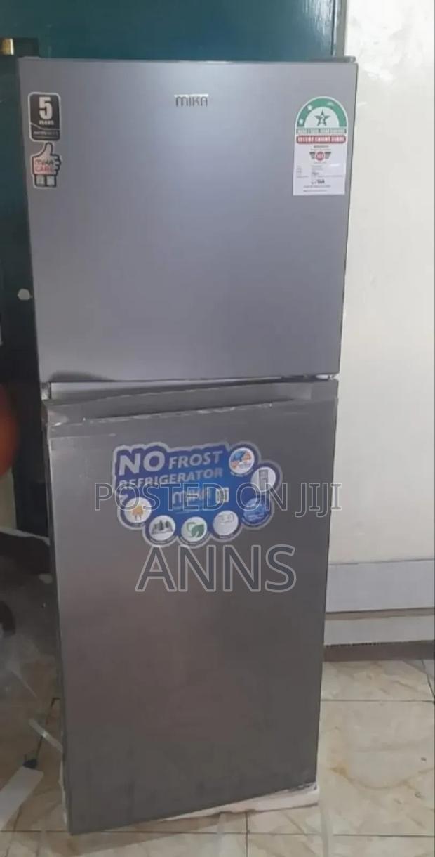 Mika No Frost 202 Litres Double Door - Silver Fridge