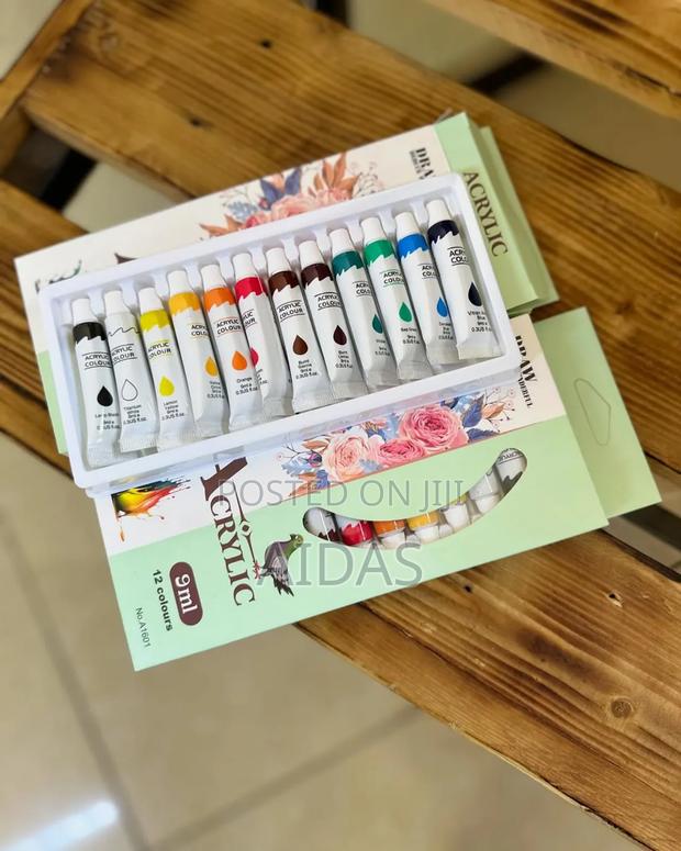 12 PCS 9ml Acrylic Paints - main view