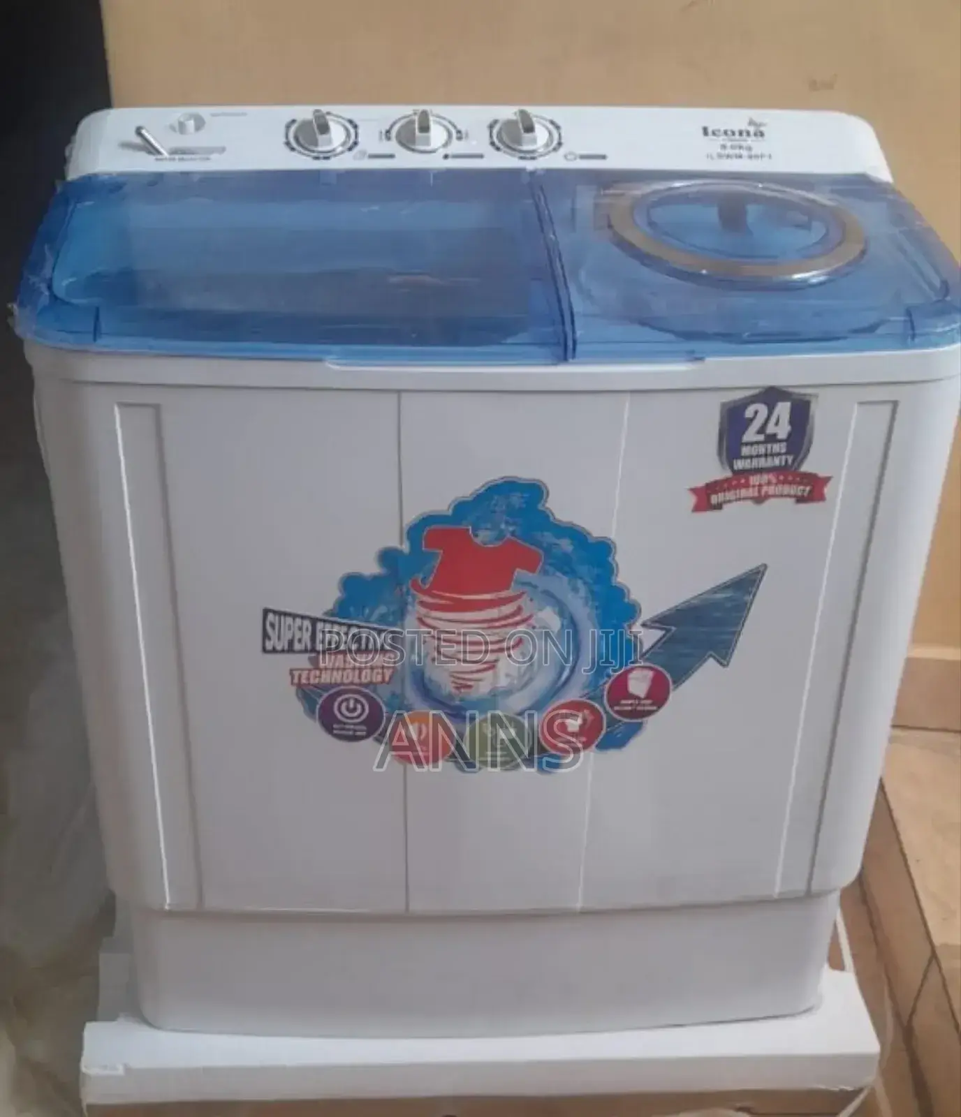 Icona 9kgs Washing Machine- Twin Tub