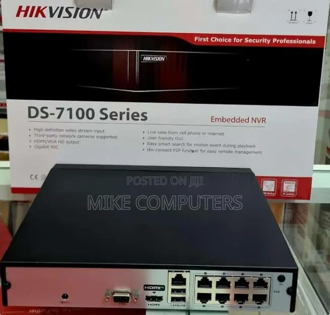 Hikvision 7100 Series 8-channel Nvr (Network Video Recorder)