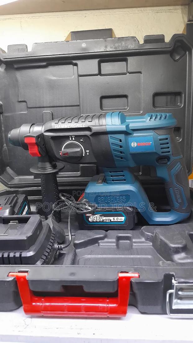 Bosch Cordless Rotary Hammer Drill 198V - thumbnail 3