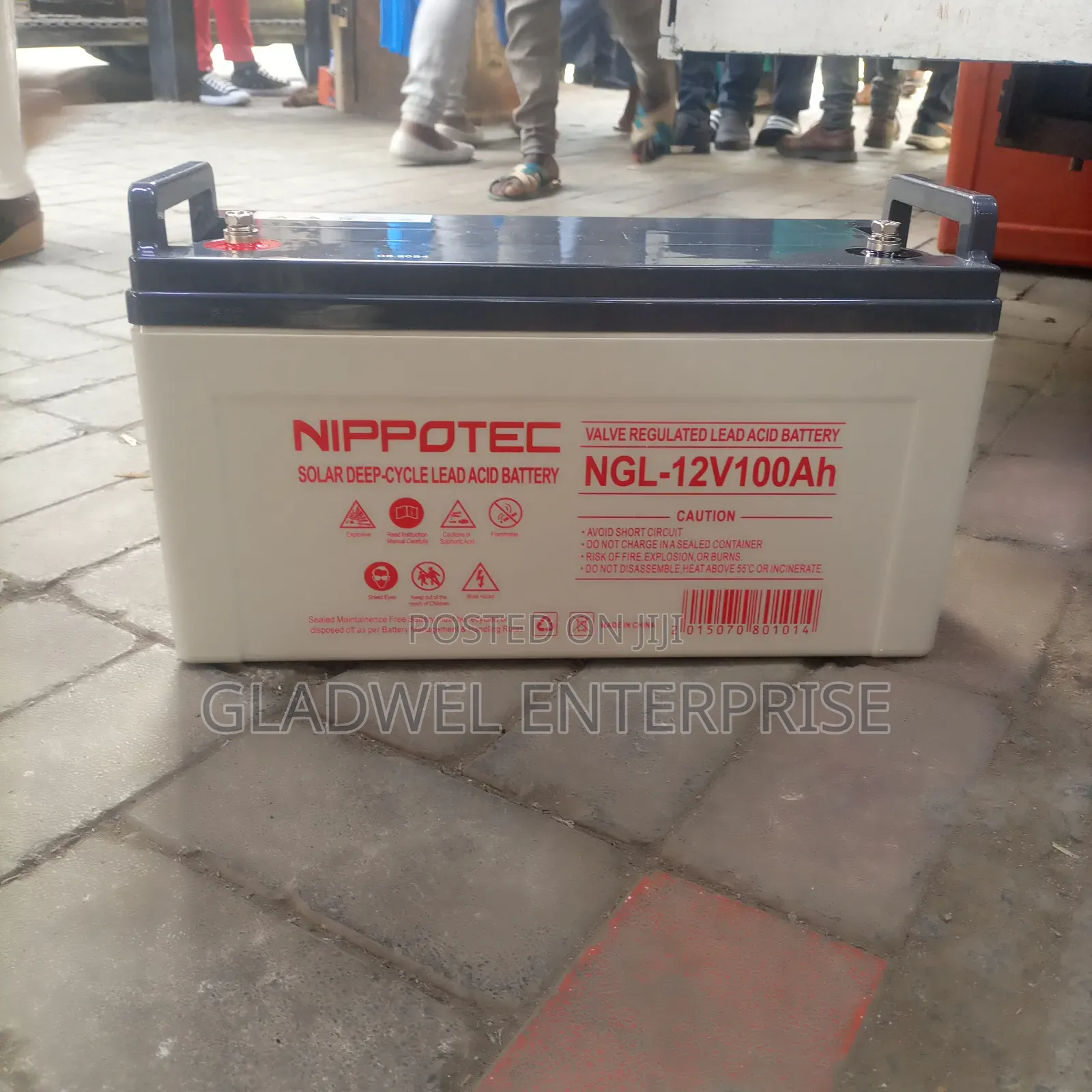 100ah Nippotec Battery Dry Cell Solar Battery