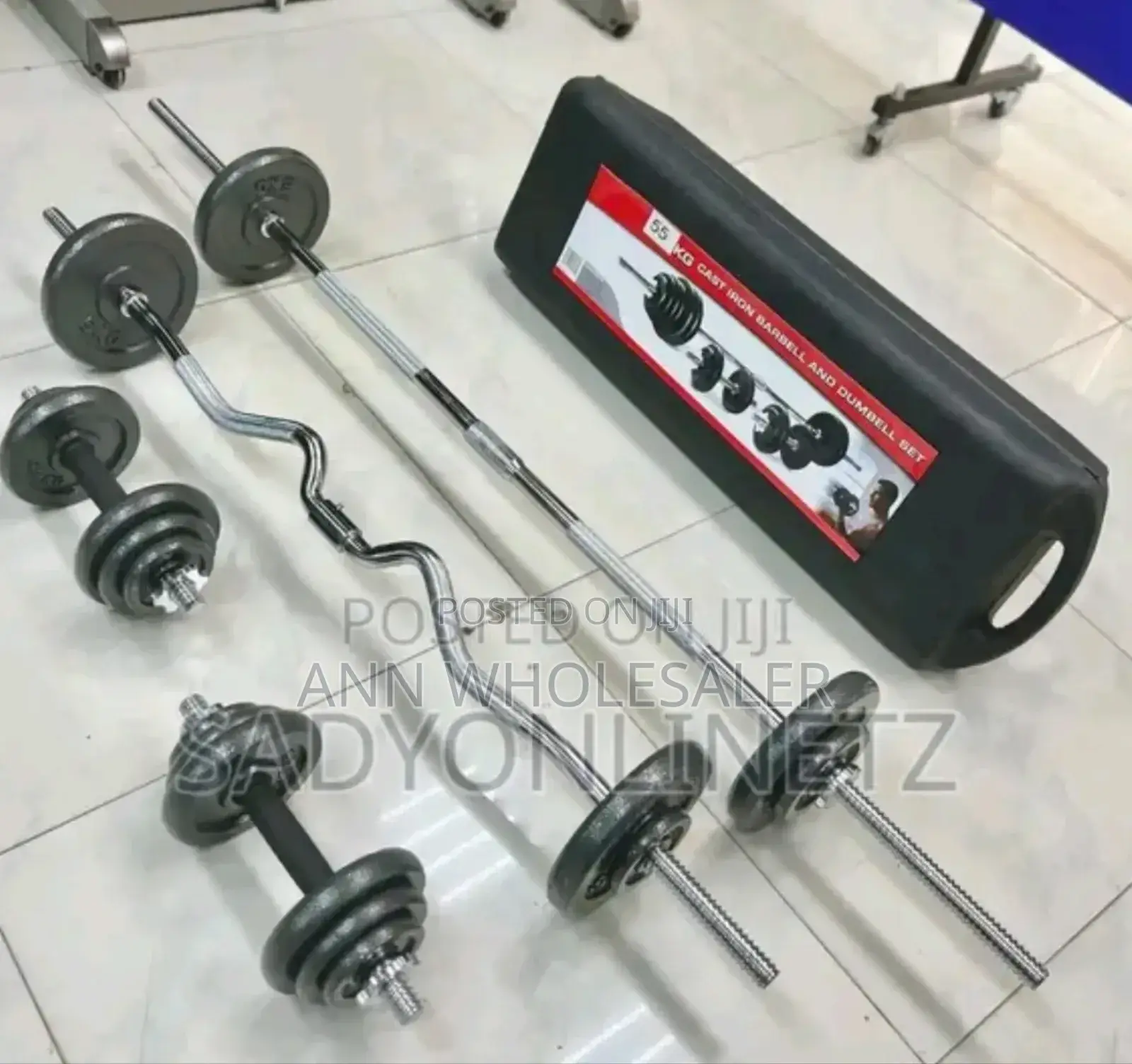 50 Kg Chrome Dumbells