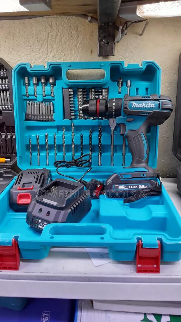Makita Powerful Cordless 88V Drill With Bits - thumbnail 2