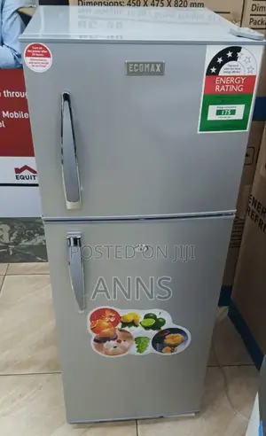 Eocmax 138l- Silver BCD138 Double Doors Fridge