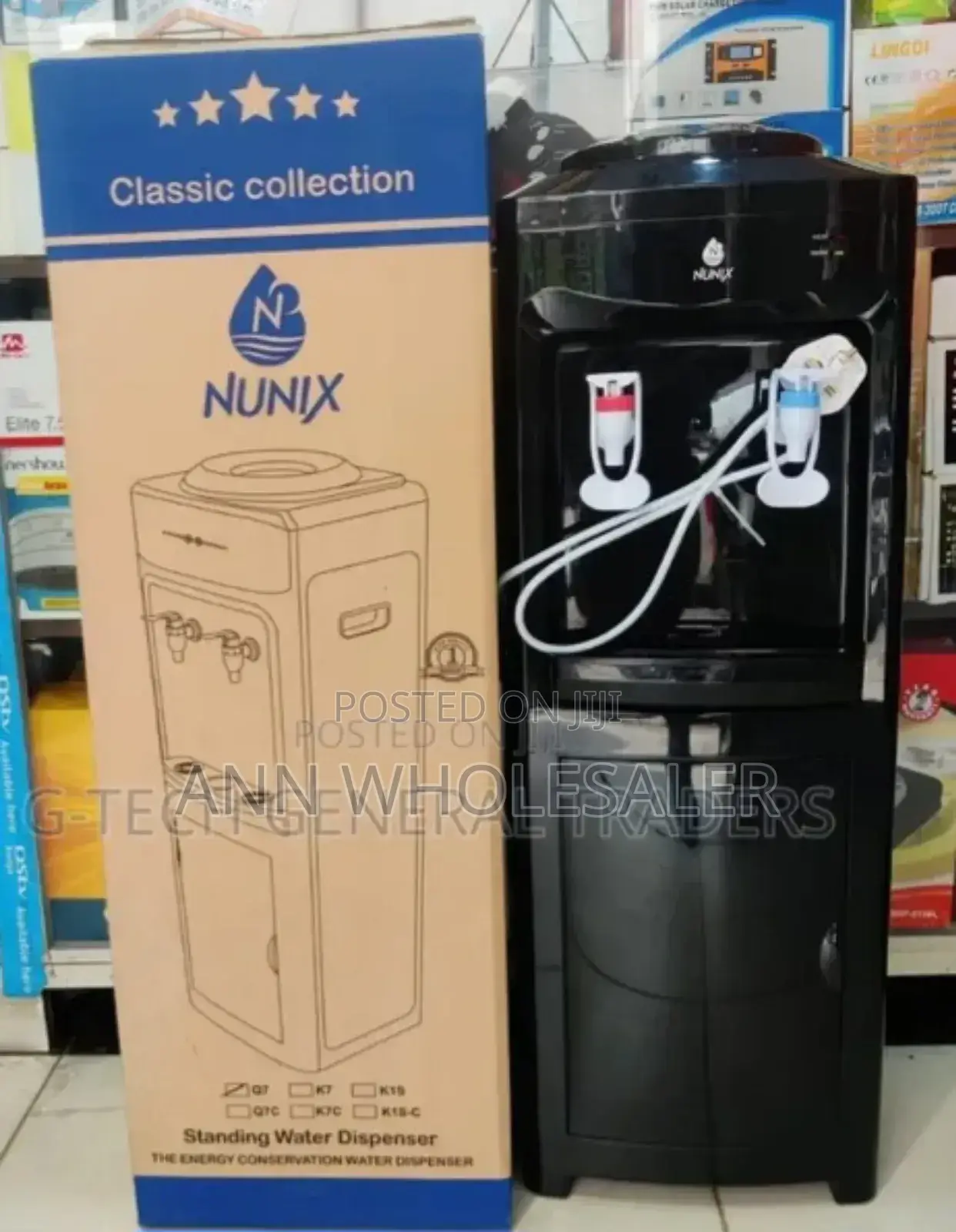 Nunix Black Hot and Normal Water Dispenser