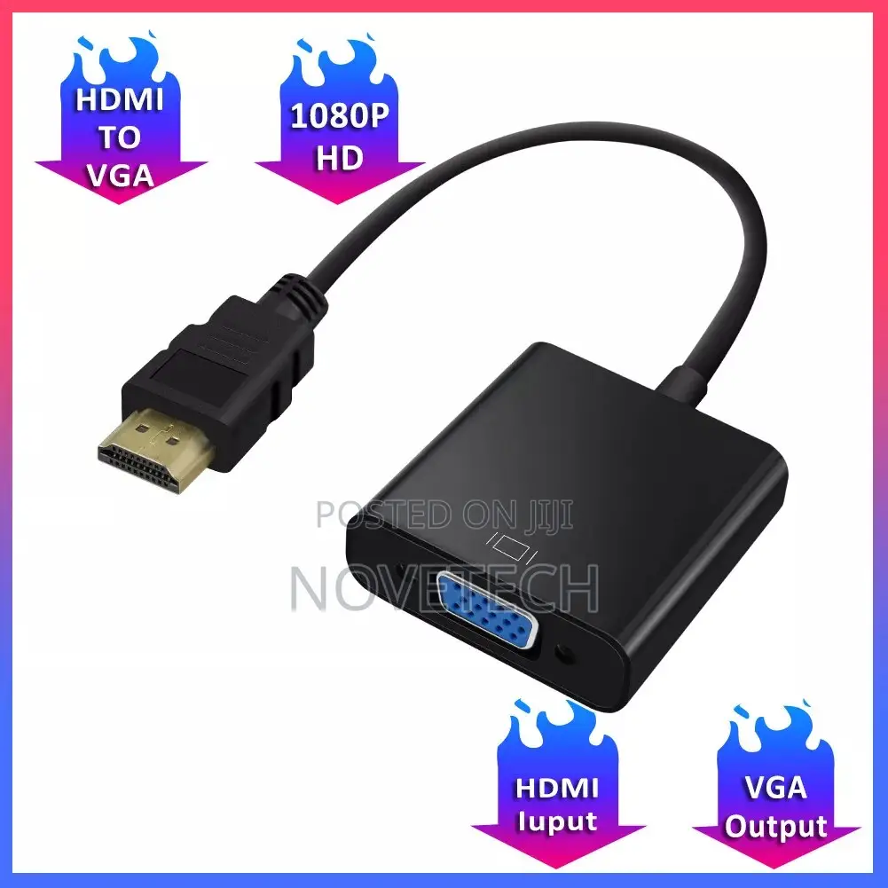 HDMI to VGA Video + Audio Converter Adapter