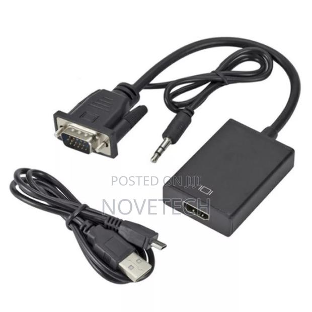 VGA to HDMI Converter 1080P HD Adapter + Audio
