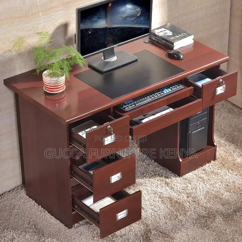 Office Tables:1.4 Meters Executive Simple Office Sturdy Desk