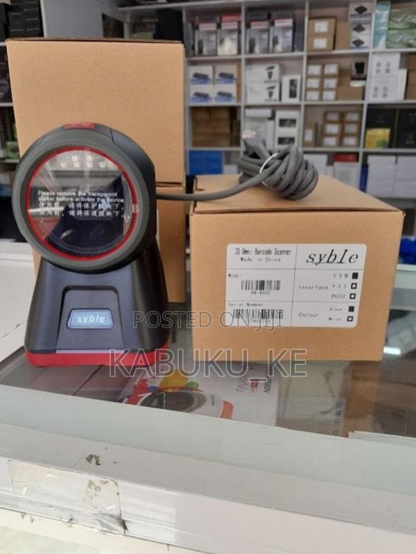 Syble XB-8602 1D 2D Desktop Table Mount Barcode Scanner - main view