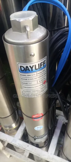 1hp Dayliff Deep Well Pump 93mts Head