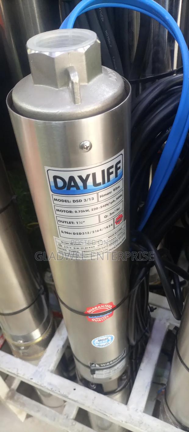1hp Dayliff Deep Well Pump 93mts Head - main view
