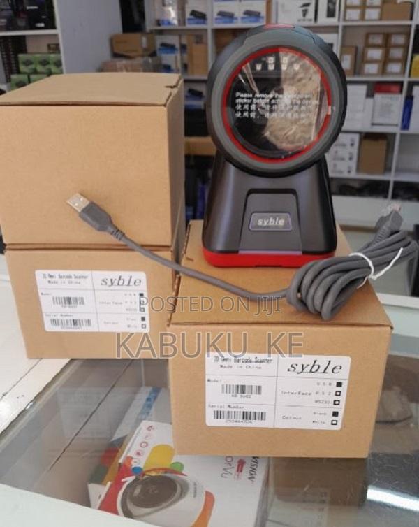 New XB-8602 2D Desktop Table Mount Barcode Scanner - main view