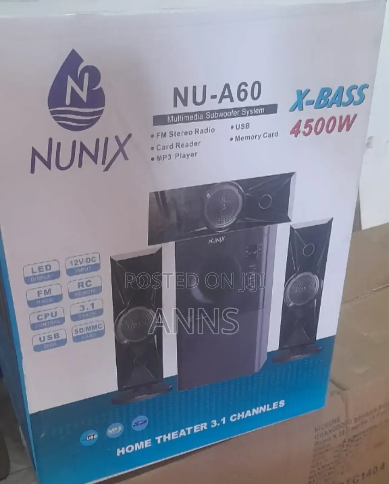 Nunix 3.1 Multimedia Speaker (A60)