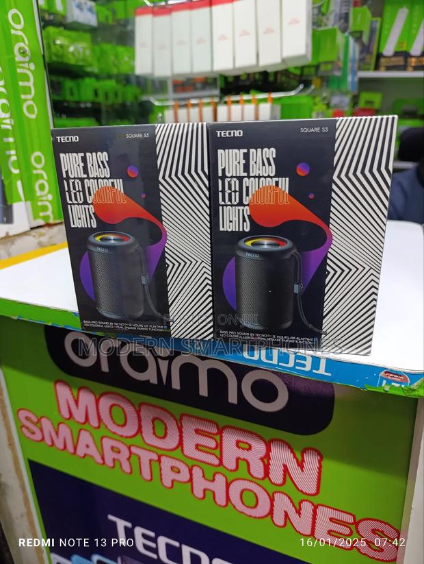 Tecno Square S3 Pure Bass Wireless Bluetooth Speaker - thumbnail 3
