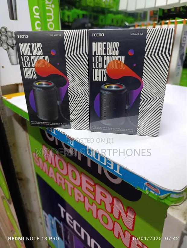 Tecno Square S3 Pure Bass Wireless Bluetooth Speaker - thumbnail 4