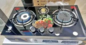 Nunix 3 Burner Glass Top