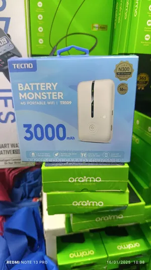 TECNO Battery Monster 4G Portable Wi-Fi Mifi