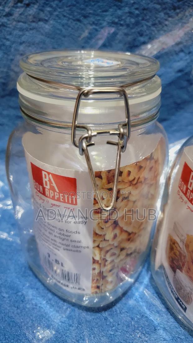 Appetit Glass Storage Jar With Clip (Different Sizes Price) - thumbnail 4