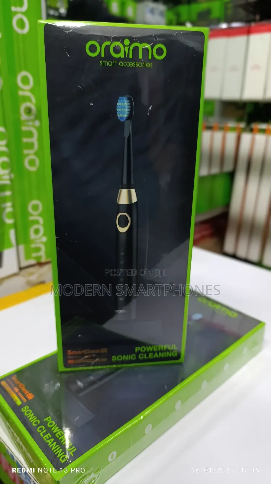 Oraimo Smartdent C2 Smart Electric Toothbrush 3 Extra Brush