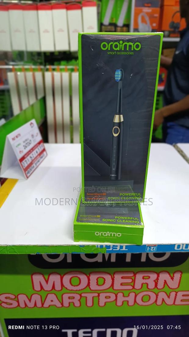 Oraimo Smartdent C2 Smart Electric Toothbrush 3 Extra Brush - thumbnail 5