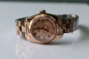Rolex Rose Gold Datejust Ladies Watch