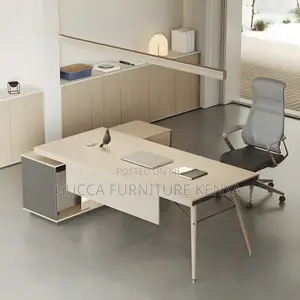 Office Tables:1.8 Meters L-Shape Wooden Modern Office Desk