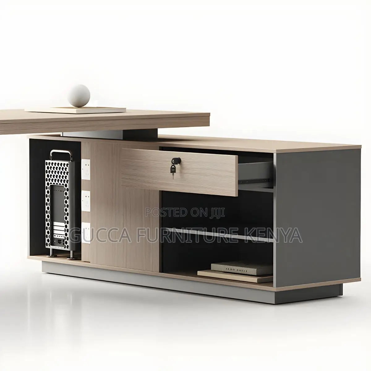 Office Tables:1.8 Meters L-Shape Wooden Modern Office Desk