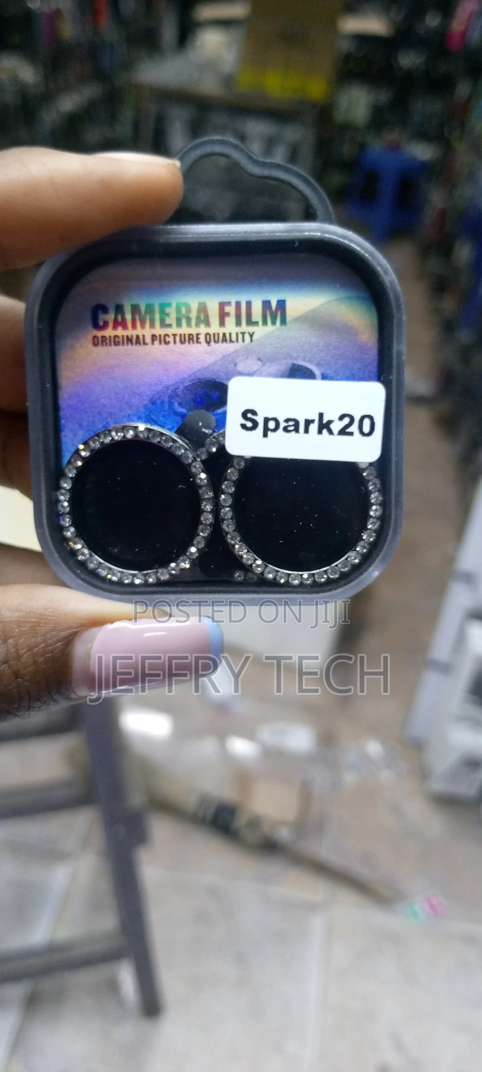Glitter Metal Camera Lense Protectort Ring Case for Spark 20