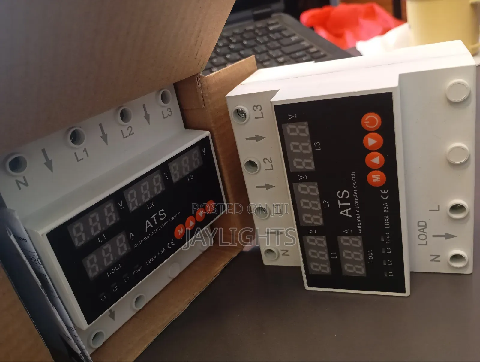 100A 3 Phase Adjustable Over Under Voltage Protector