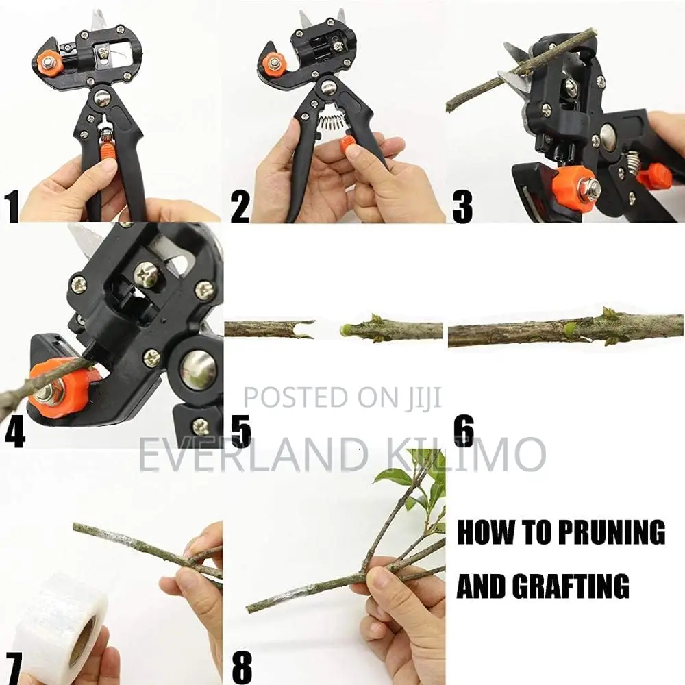 Garden Grafting Tool Pruner Kit for Plant and Fruit Trees.