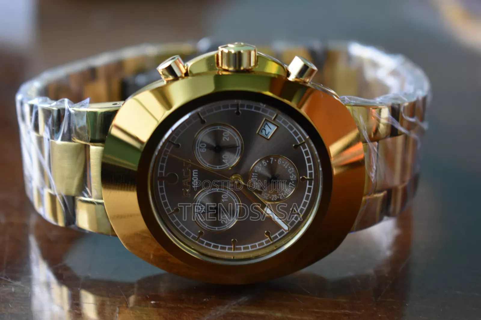 Rado Diastar Chronograph Yellow Gold Watch