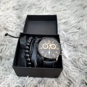 *MEN -WATCH GIFT SET Gift Box Contains*
Watch 
Bracelets