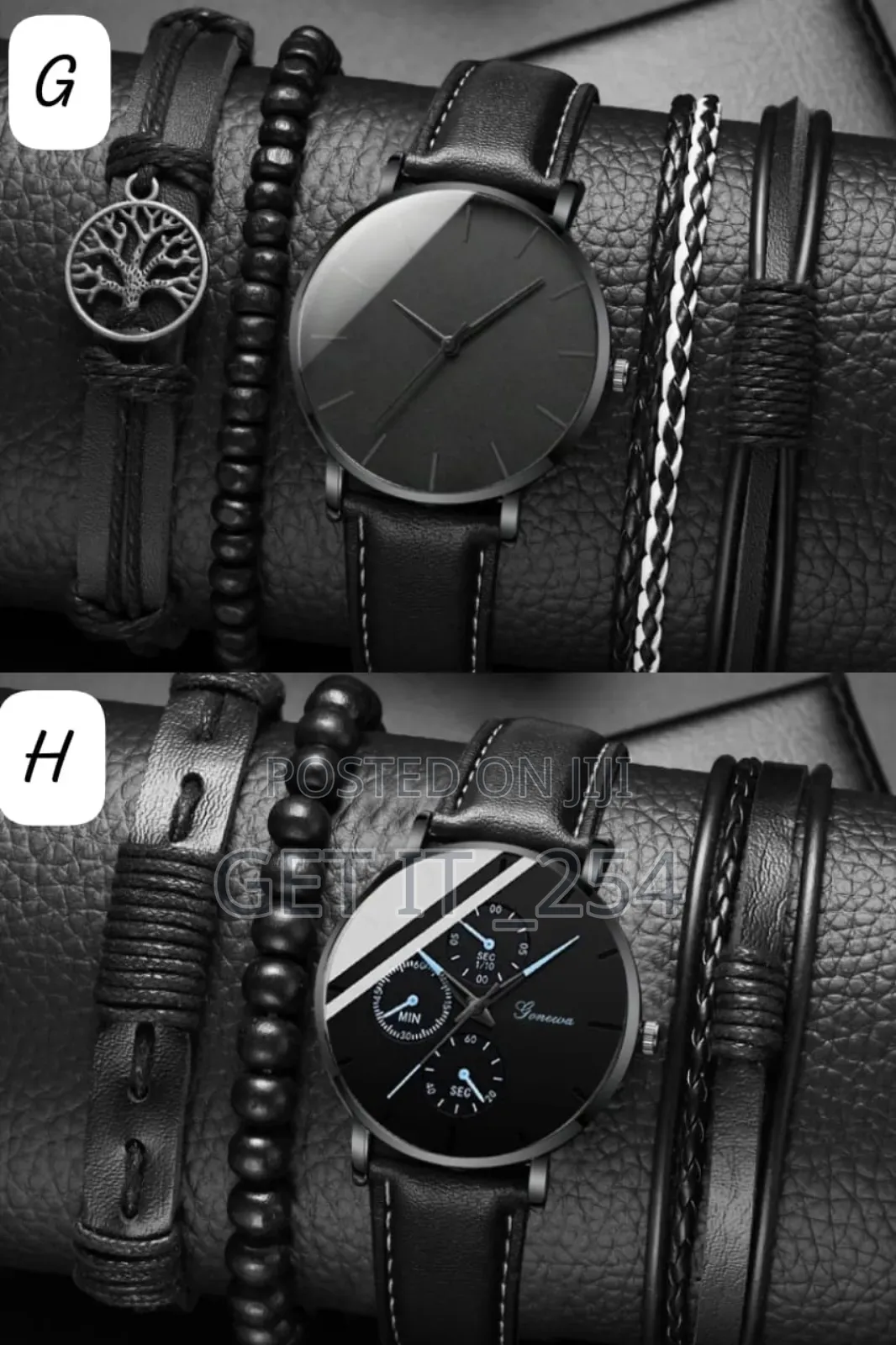 *MEN -WATCH GIFT SET Gift Box Contains*
Watch 
Bracelets