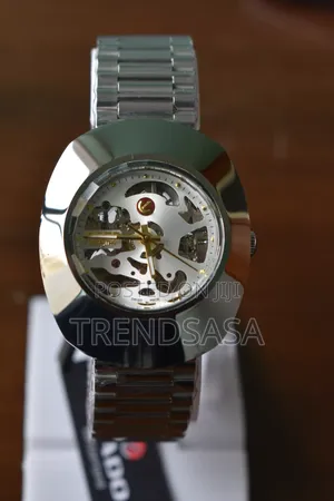 Rado Diastar Stainless Steel Skeleton White Dial Watch