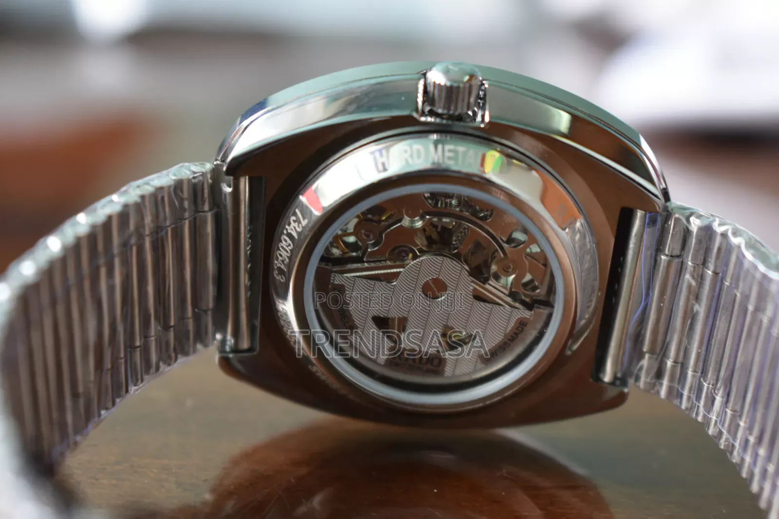 Rado Diastar Stainless Steel Skeleton White Dial Watch