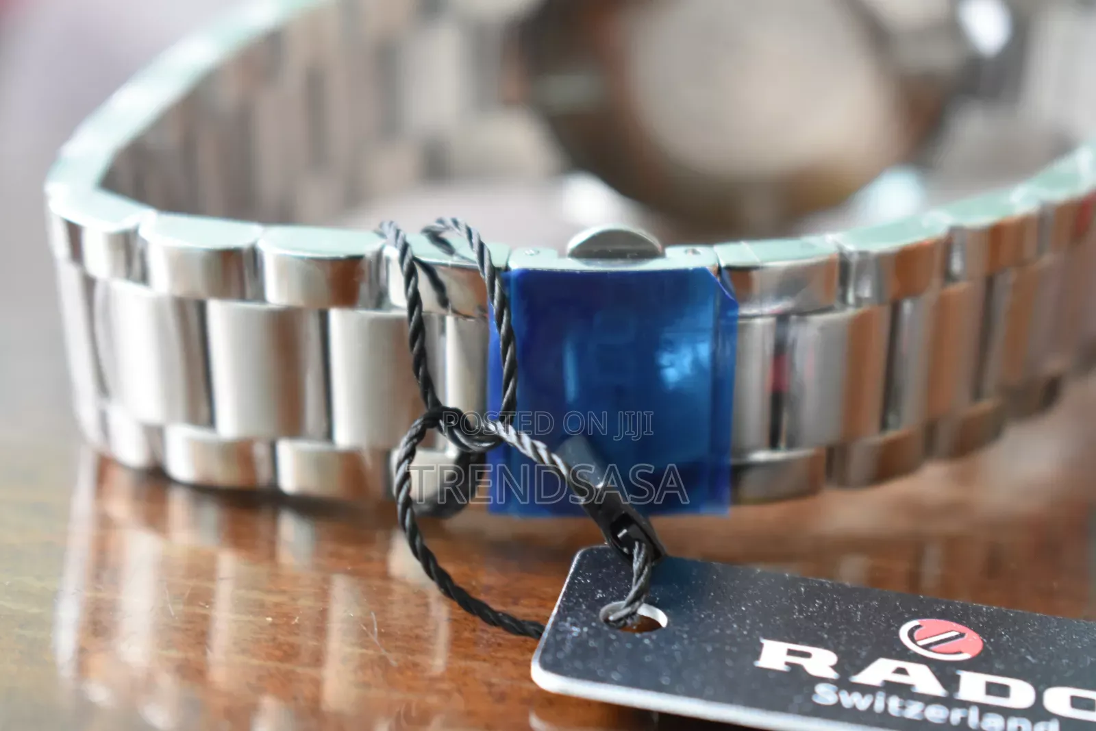 Rado Diastar Chronograph Watch Stainless Steel Black Fdial